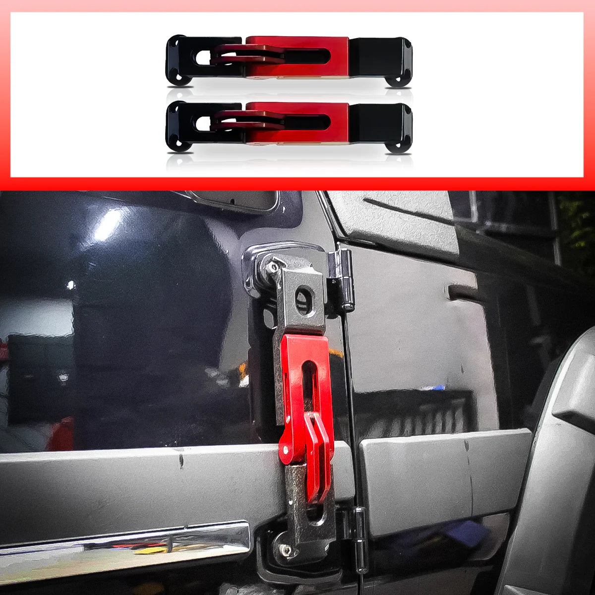 Mahindra Thar Roxx Side Door Hinge Ladder Step – Foldable, Anti-Slip, Heavy-Duty Iron