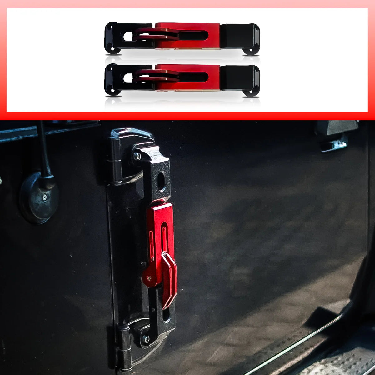 Mahindra Thar Roxx Side Door Hinge Ladder Step – Foldable, Anti-Slip, Heavy-Duty Iron