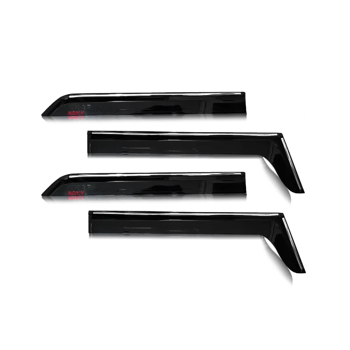 Mahindra Thar Roxx Rain Door Visors – Set of 4 | Premium ABS Window Deflectors