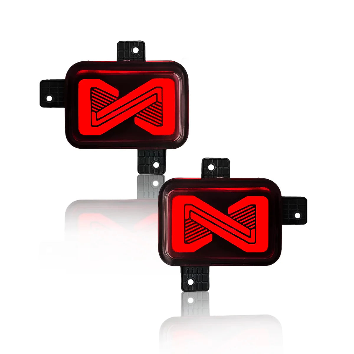 LED Reflector Lights with Running Indicator for Mahindra Thar Roxx (2024 Onwards) – Rear Strip Style