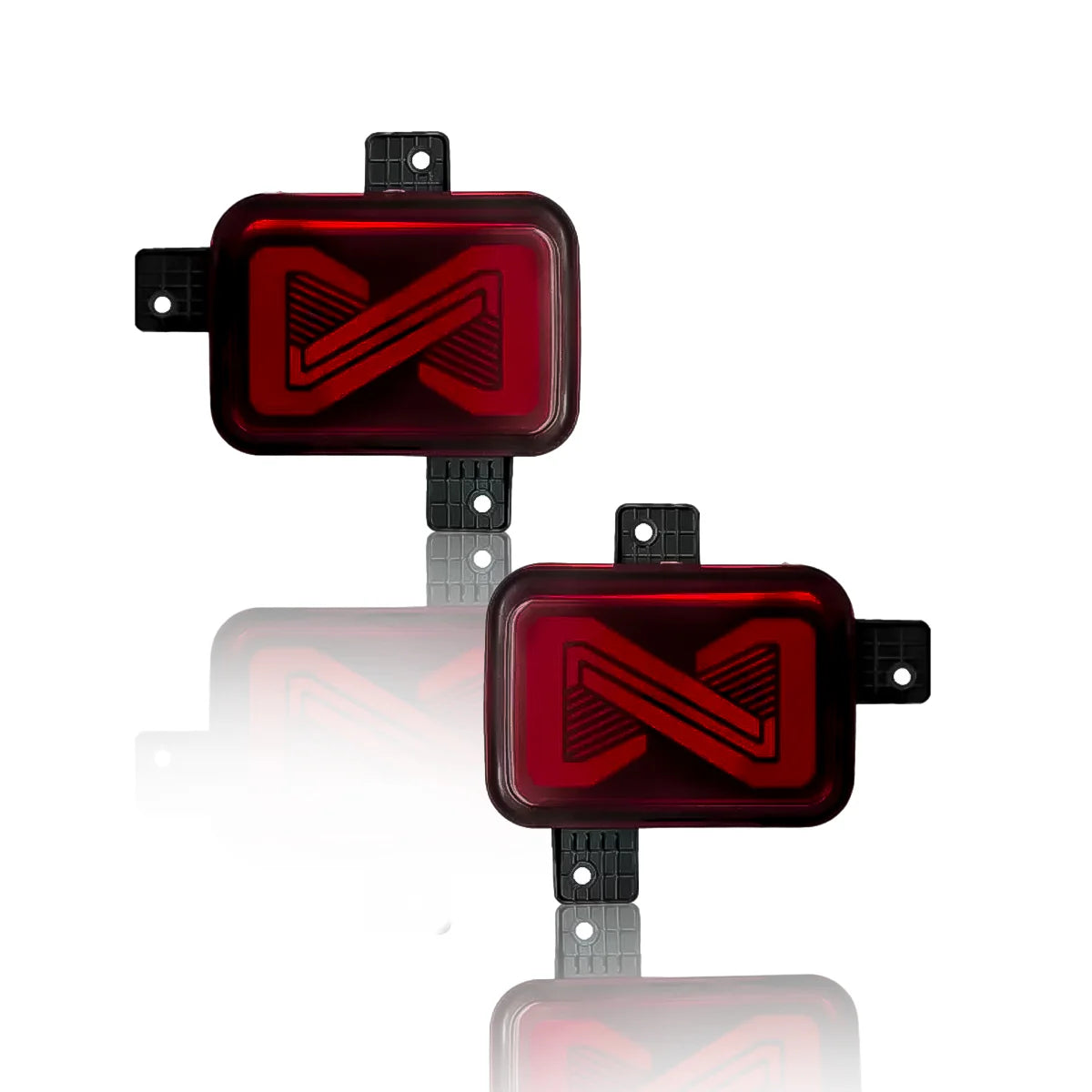 LED Reflector Lights with Running Indicator for Mahindra Thar Roxx (2024 Onwards) – Rear Strip Style