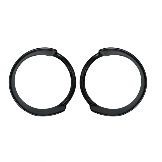 Black Fender Indicator Garnish for Mahindra Thar Roxx (2024 Onwards) – Glossy Finish (Set of 2)