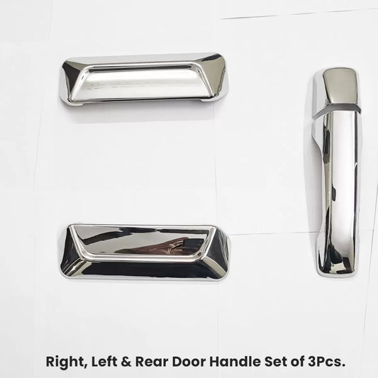 Cnleague Door Handle Cover for Mahindra Thar (2020 Onwards) – Chrome Finish
