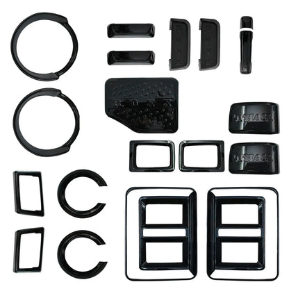 Black Fender Indicator Garnish for Mahindra Thar Roxx (2024 Onwards) – Glossy Finish (Set of 2)