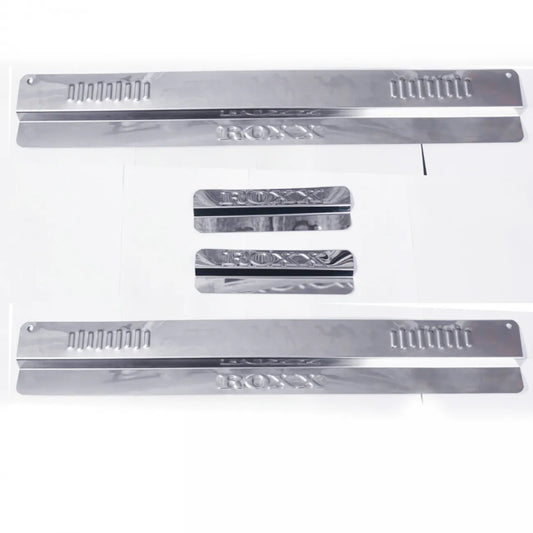 Stainless Steel Door Sill Guards for Mahindra Thar Roxx (2024 Onwards)