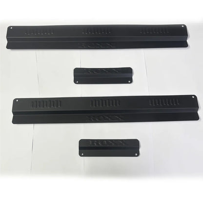 Scuff Sill Plate Guards for Mahindra Thar Roxx (2024 Onwards) – Matte Black