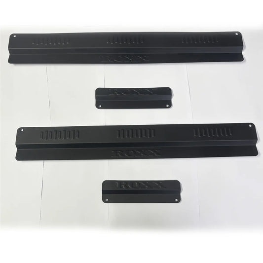 Scuff Sill Plate Guards for Mahindra Thar Roxx (2024 Onwards) – Matte Black