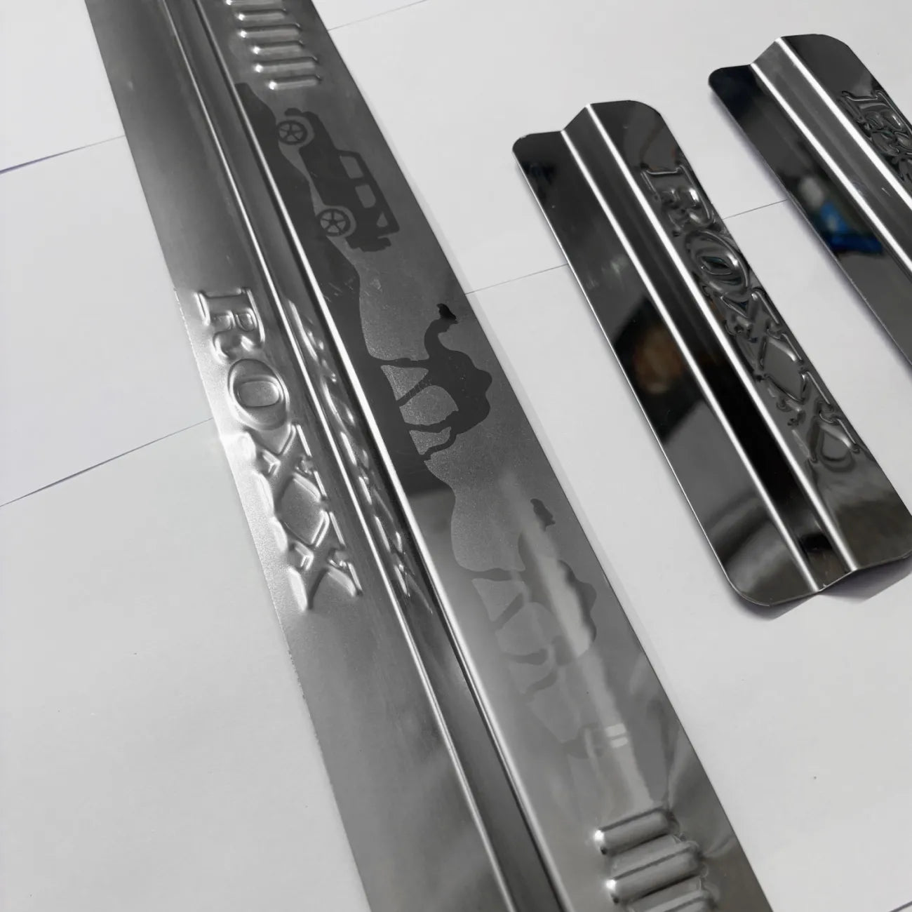 Stainless Steel Door Sill Guards for Mahindra Thar Roxx (2024 Onwards)